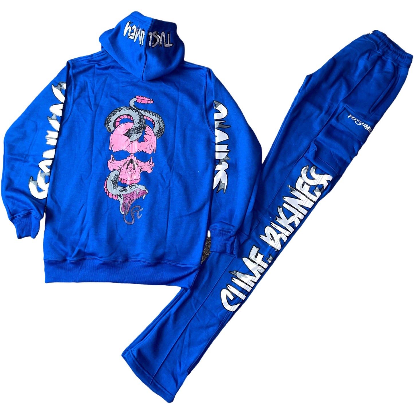 STACKED SLIME SUIT BLUE