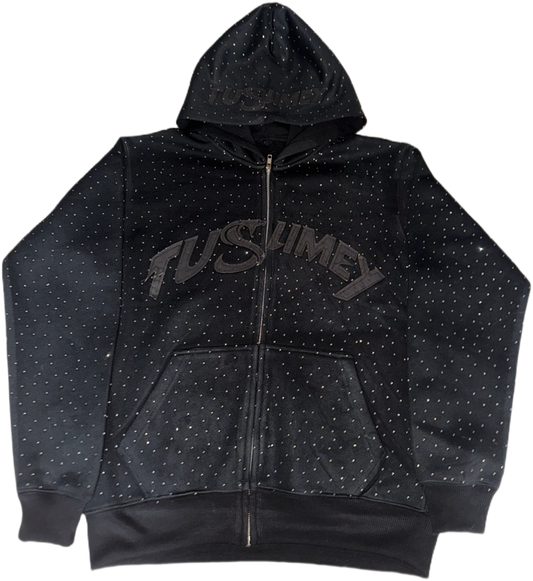 Black Zip-up Jacket PREORDER