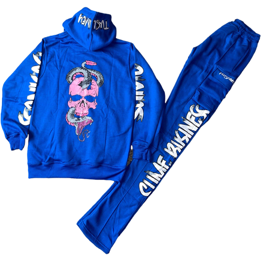 STACKED SLIME SUIT BLUE