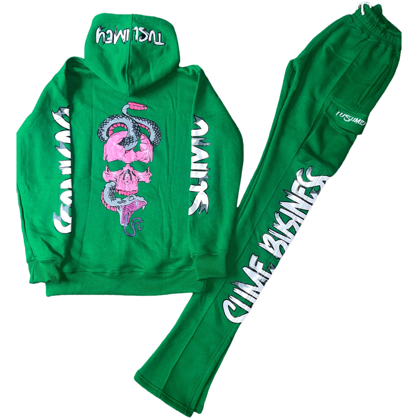 STACKED SLIME SUIT GREEN