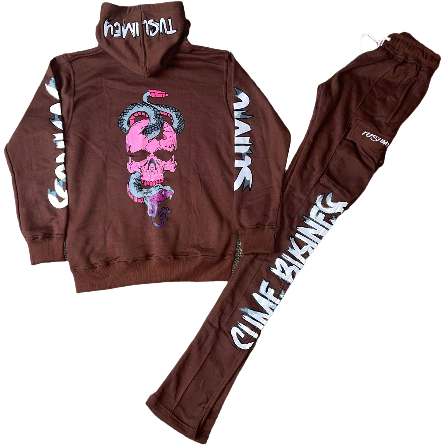 STACKED SLIME SUIT BROWN