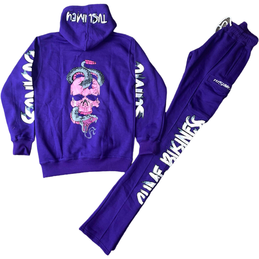 STACKED SLIME SUIT PURPLE